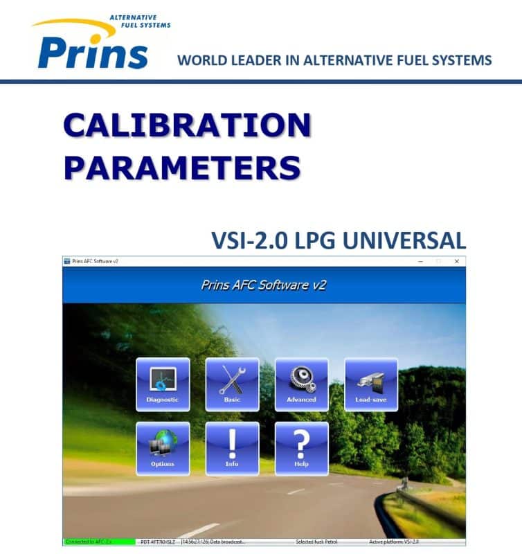 001_SOFTWARE PRINS VSI-2.0 CALIBRATION PARAMETERS