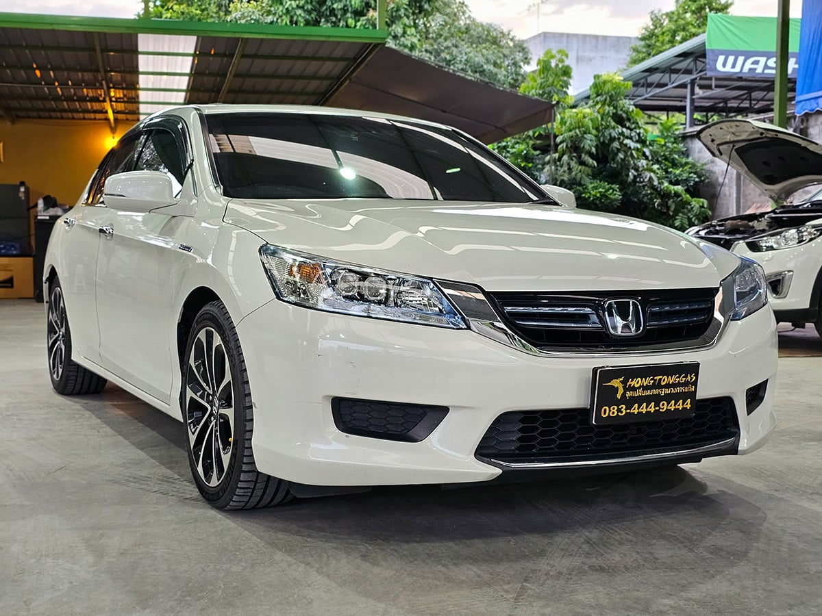 Honda Accord G9 ติดแก๊ส lpg หงษ์ทองแก๊ส Prins Silverline