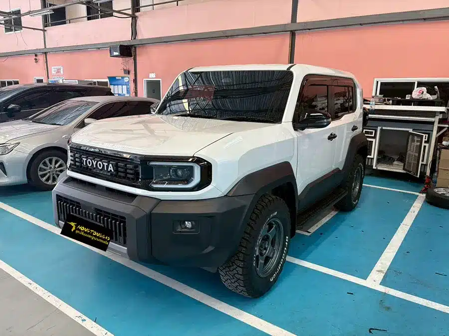 Toyota Land Cruiser FJ Prins Silverline หม้อต้ม Prins eVP-500 รางหัวฉีด Prins กรองแก๊ส PRINS KEIHIN กล่อง AFC Compact Pro 4D หัวเติมกรอง Certools NF199 ถังแคปซูนใต้ท้อง 58L